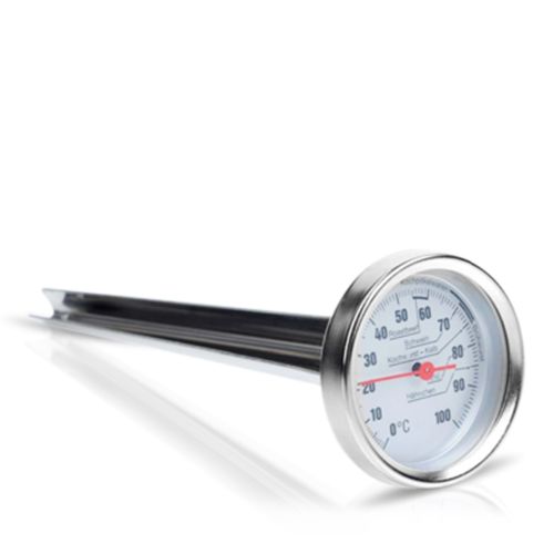 Bimetall-Einstichthermometer bis 100°C mit Spitze und klappbarem Handgriff